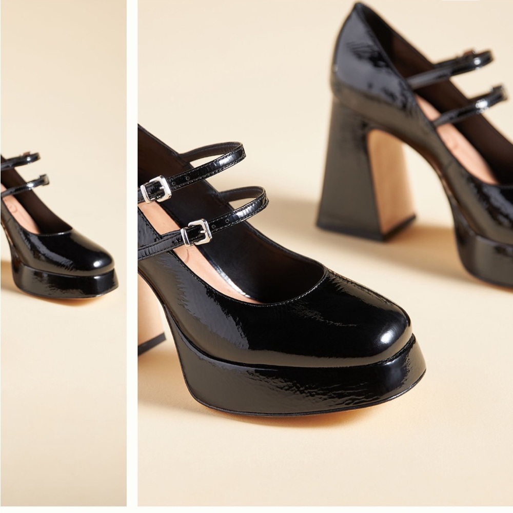 Vicenza Platform Mary Jane Heels - Picture 2 of 7